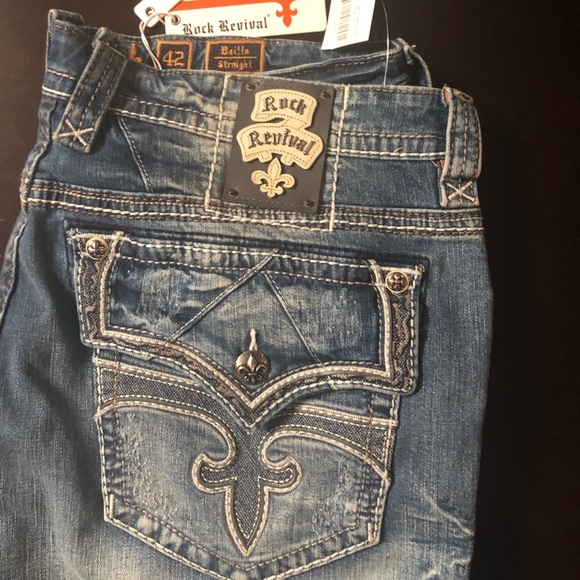 Rock Revival Other - Rock Revival Baille Straight Men’s Jeans Size 42